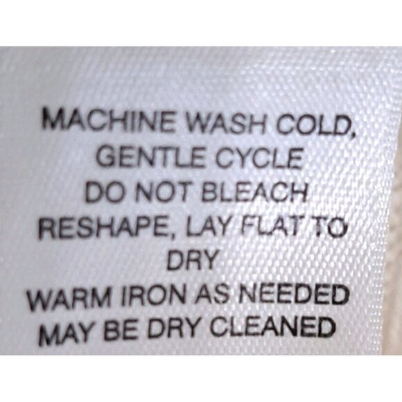 WHBM White House/Black Market M Cream Side Zip Collared Cotton Sweater - Picture 8 of 8